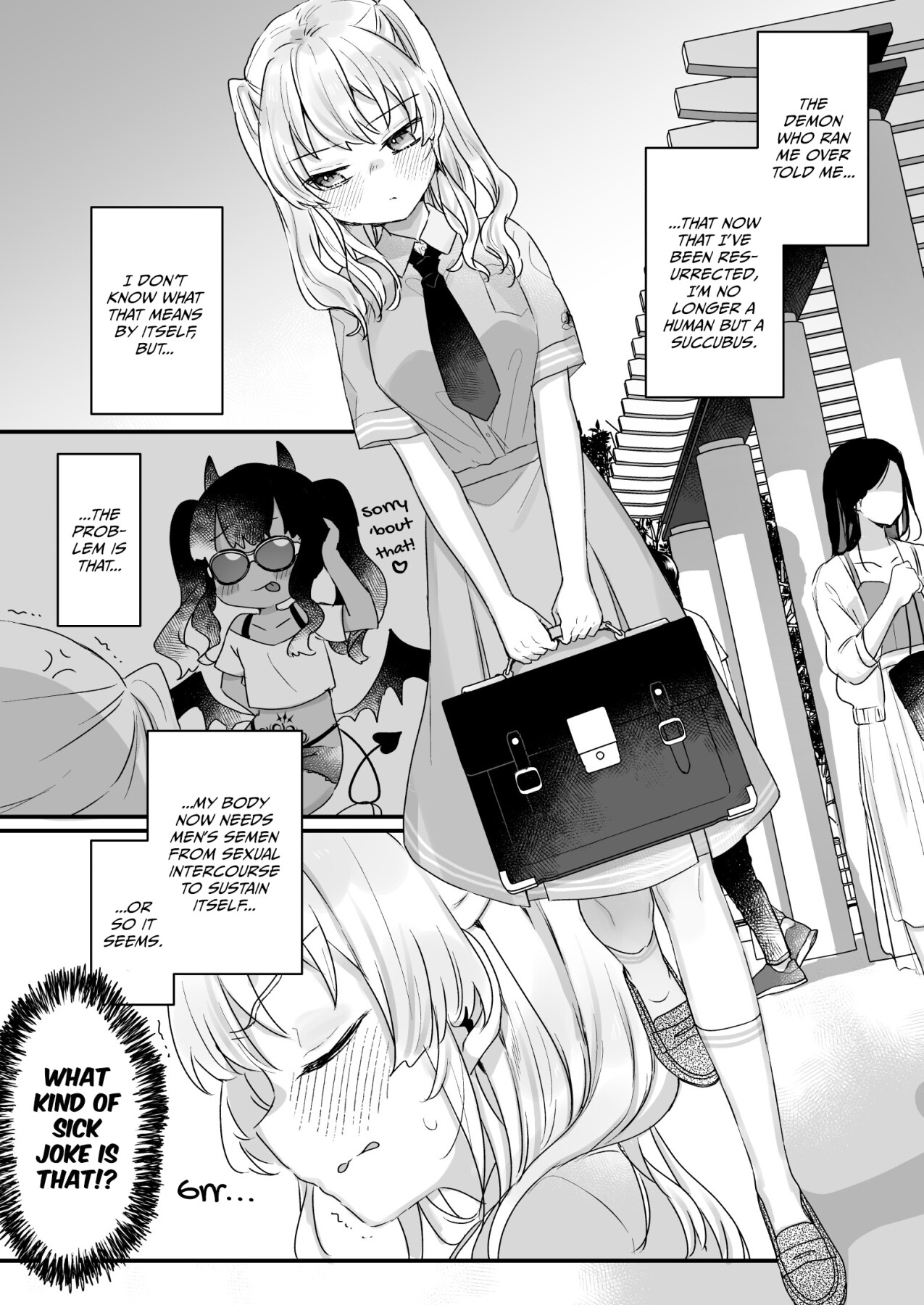 Hentai Manga Comic-Ms. Honda Became A Succubus Even Though She Didn't Want To-Read-4